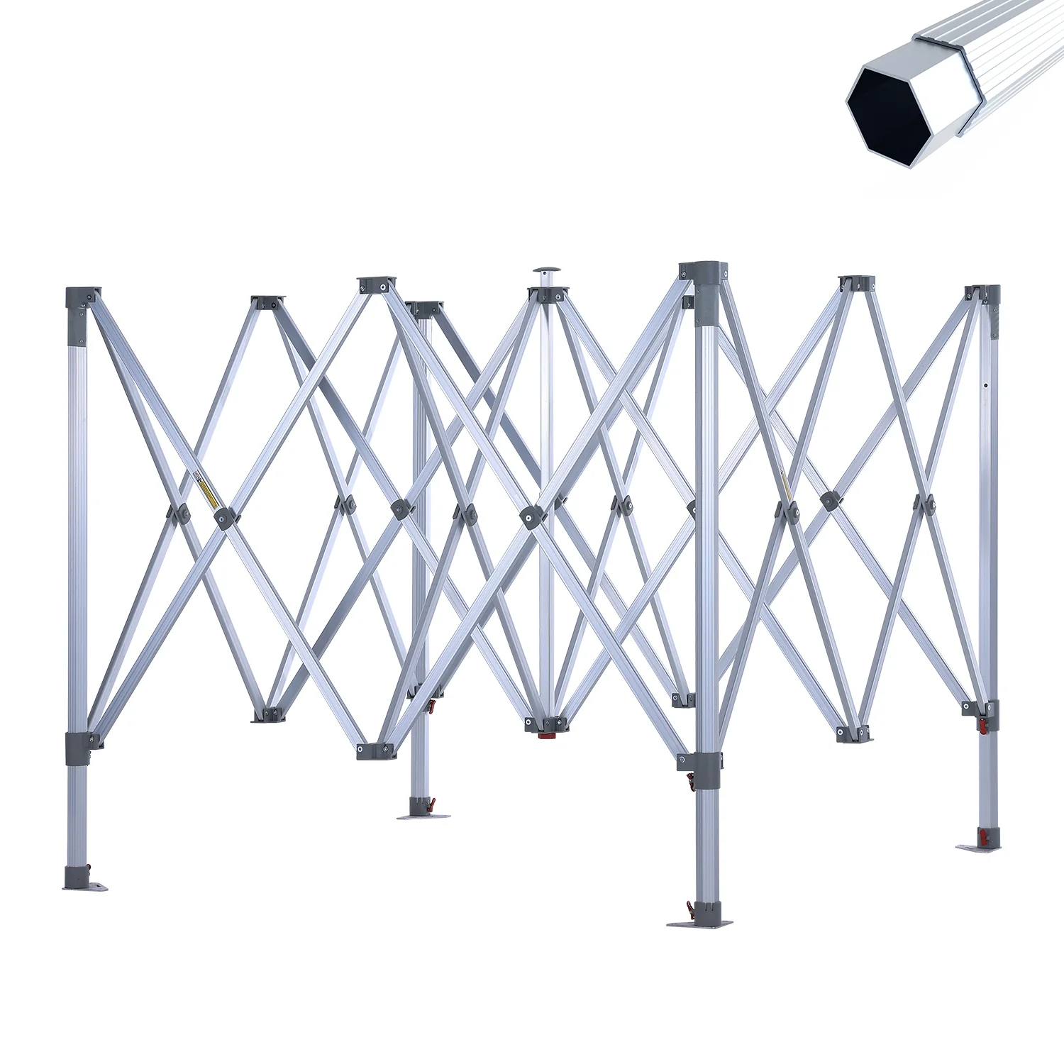 S3 BenchMark Brio™ Fort - Aluminum Canopy Frame Only 10x10, 10x15, 10x20 - Image 3