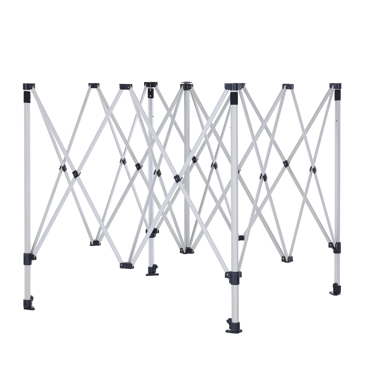 S3 BenchMark Brio™ Shield - Aluminum-Steel Mix Canopy Frame Only 10x10, 10x15, 10x20 - Image 4
