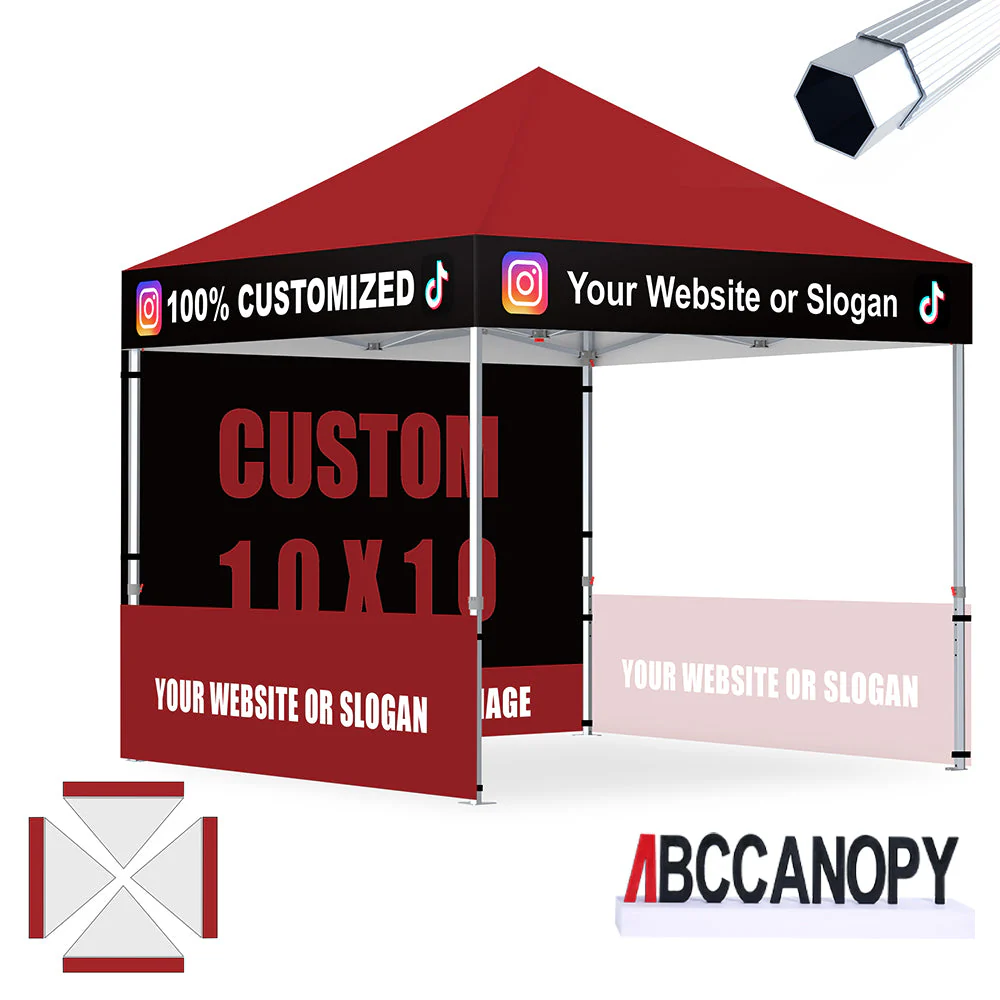 S3 BenchMark Brio™ Fort Custom Aluminum Canopy 10x10 - Image 12