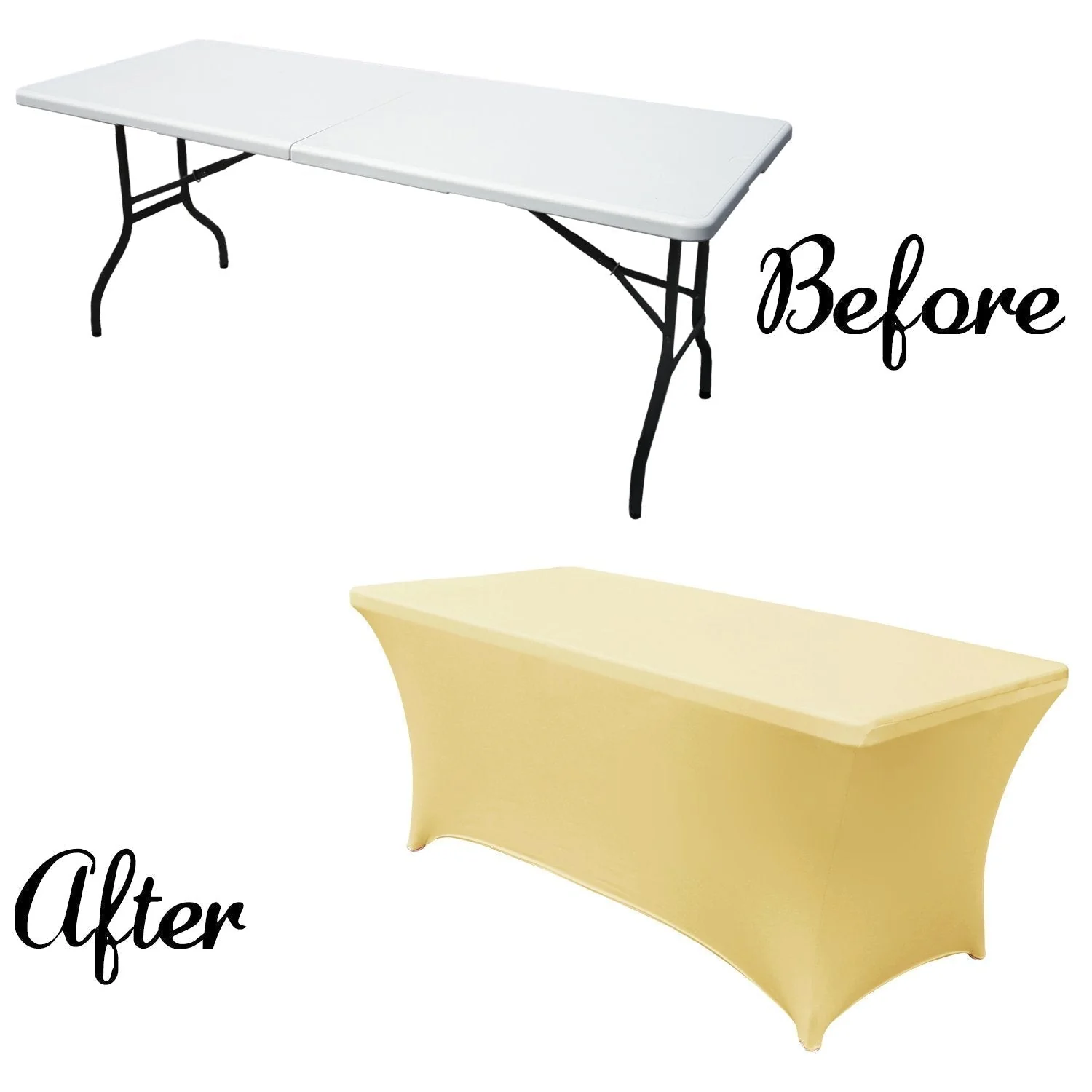 Spandex Table Cover Fitted Polyester Tablecloth(Incomplete encirclement) - Image 20