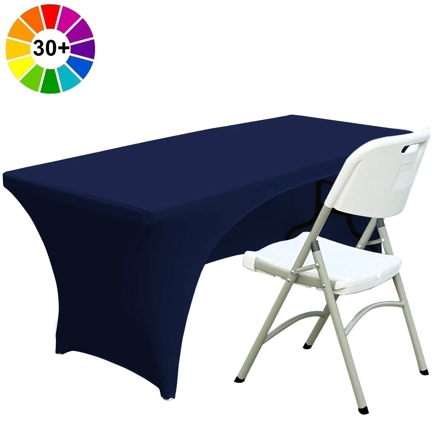 Spandex Table Cover Fitted Polyester Tablecloth(Incomplete encirclement) - Image 3