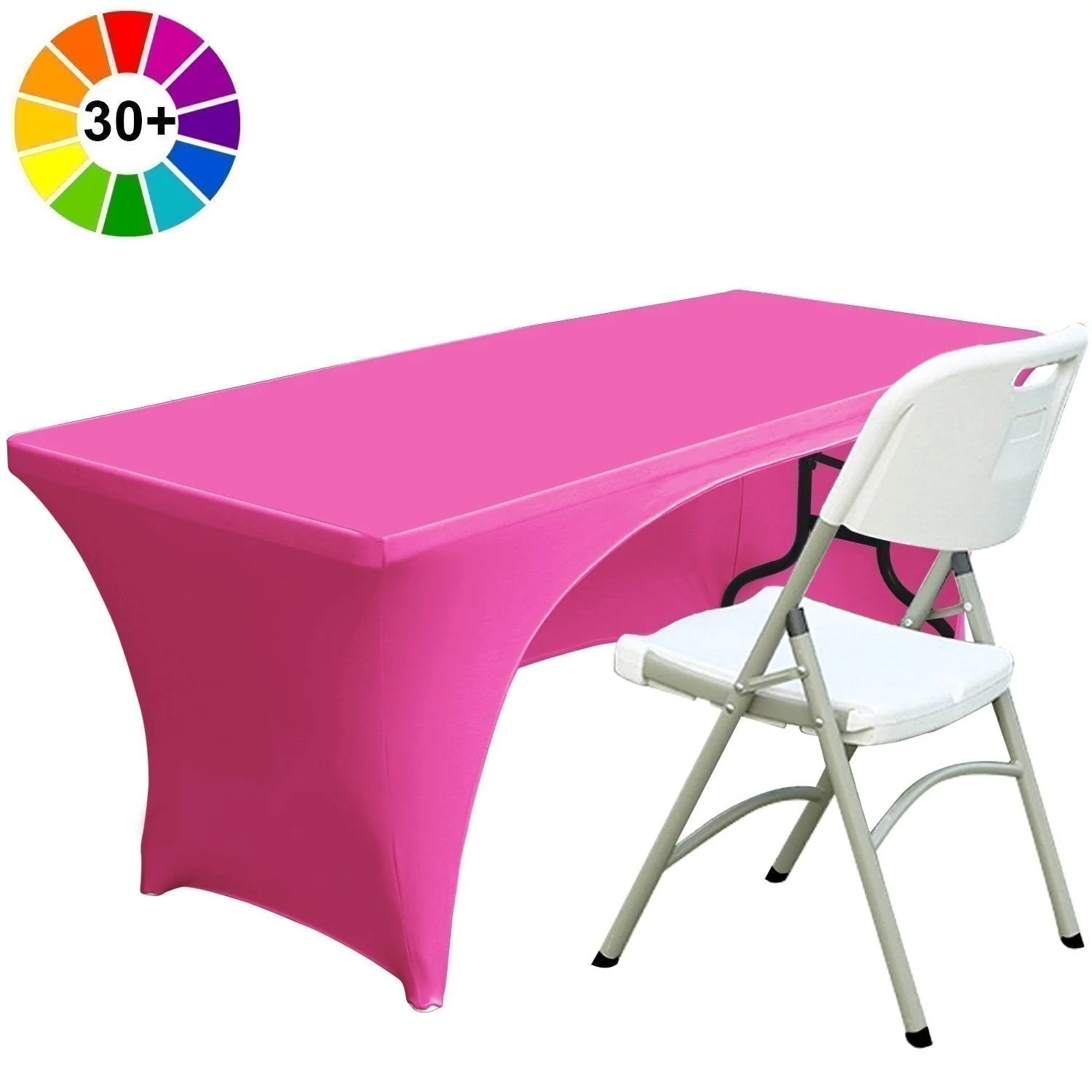 Spandex Table Cover Fitted Polyester Tablecloth(Incomplete encirclement) - Image 9