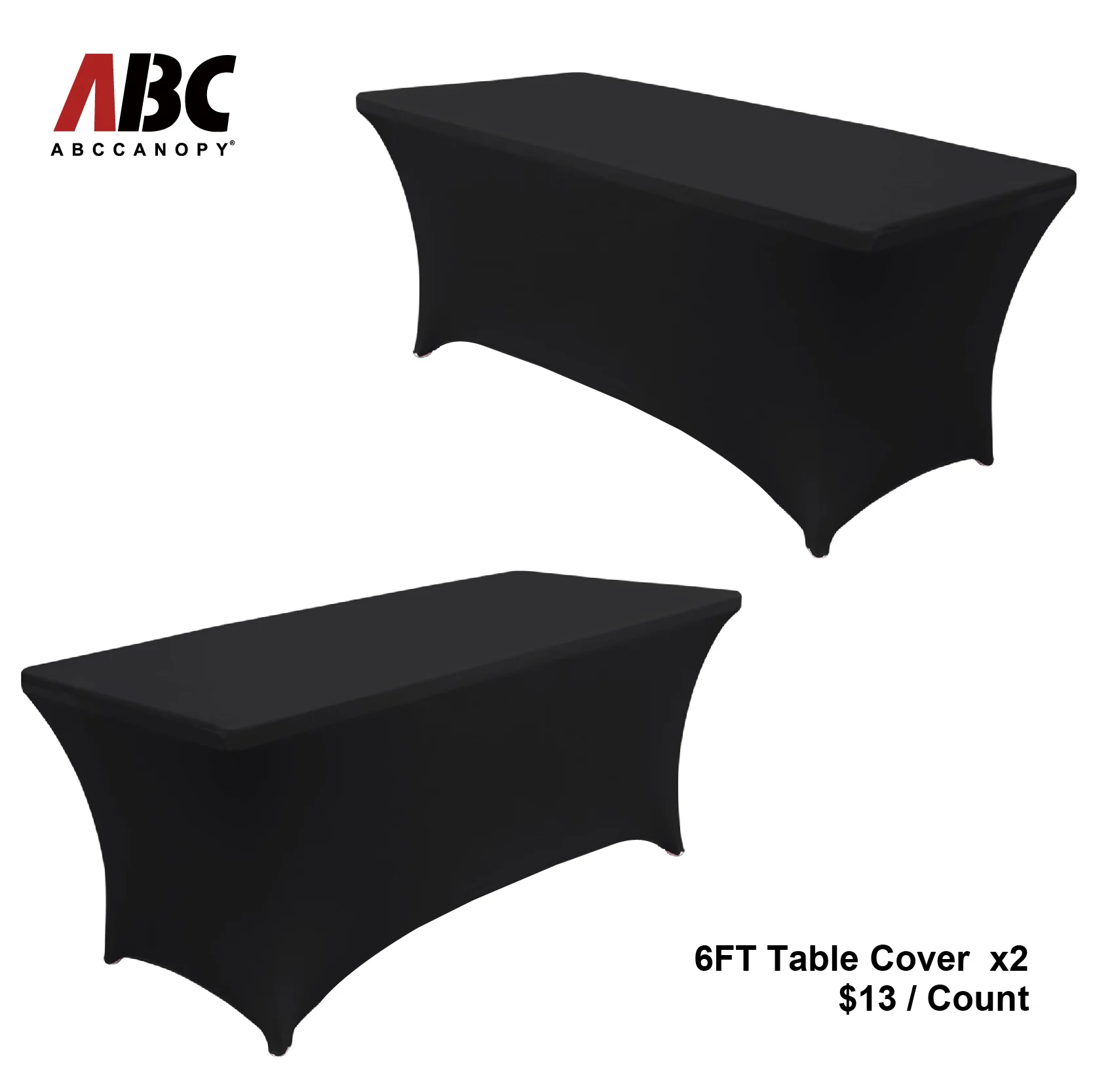 Spandex Tablecloths for Home Rectangular Table (2pc) - Image 6