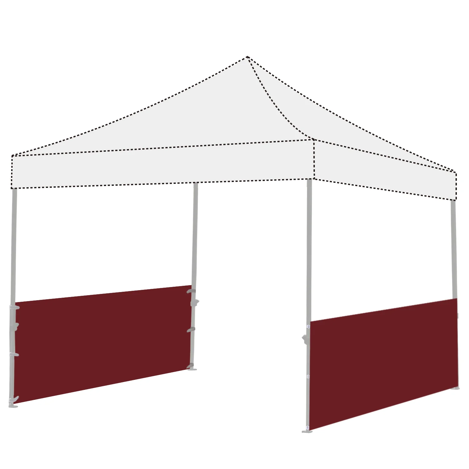 Two Half Walls For Pop Up Party Tent Canopy - Image 15
