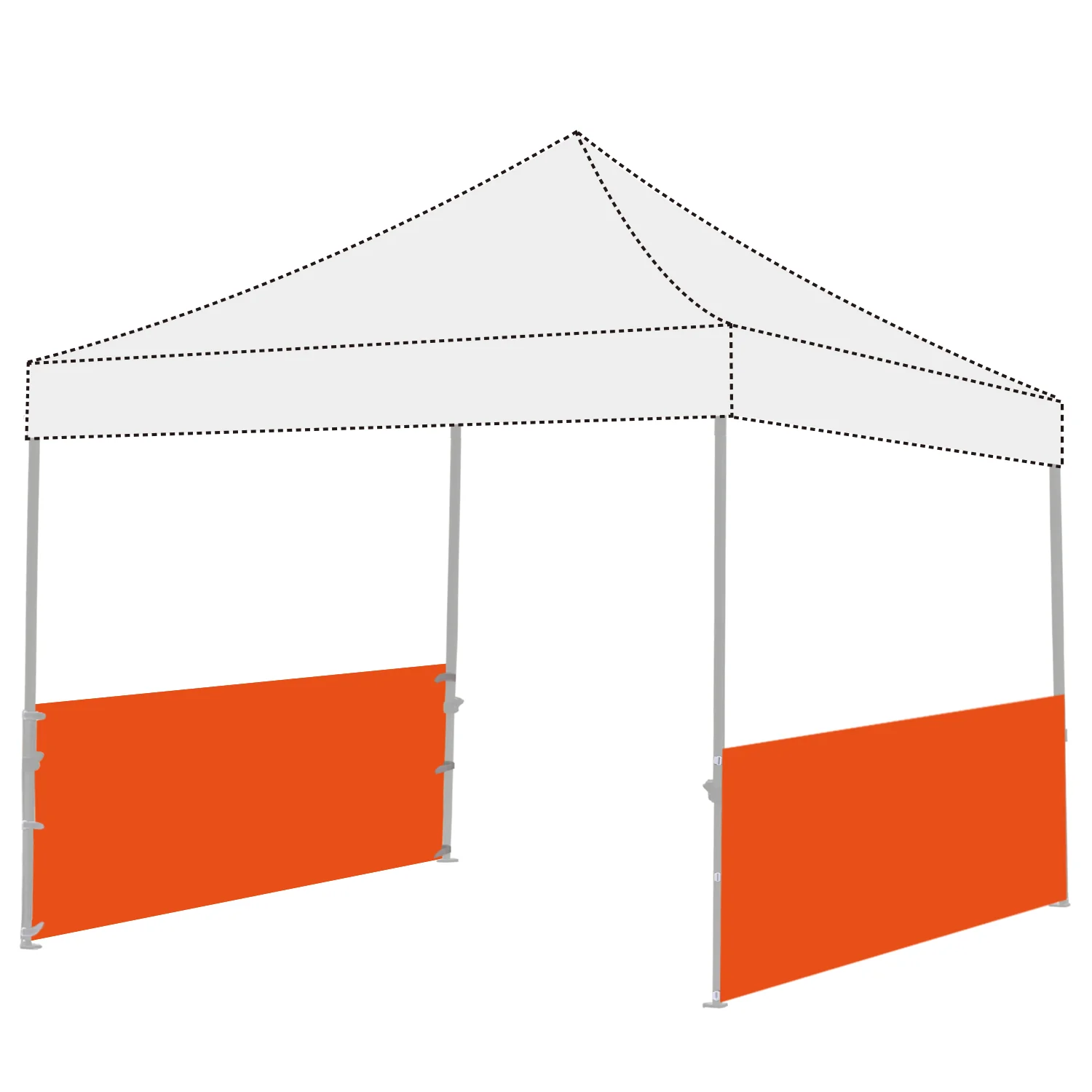 Two Half Walls For Pop Up Party Tent Canopy - Image 9
